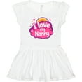 thumbnail image 3 of Inktastic I Love My Nanny grandchild Girls Toddler Dress, 3 of 5