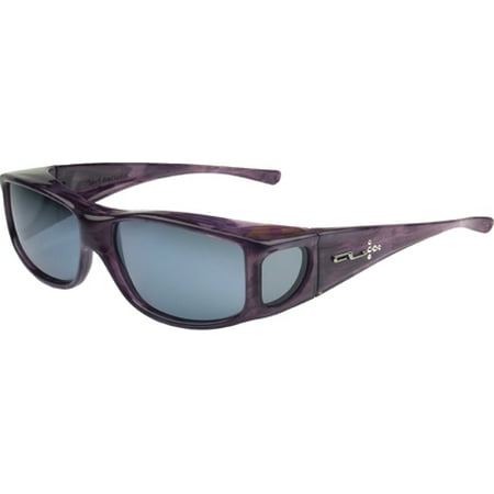Fitovers Eyewear Sunglasses Jett / Frame: Purple Haze with Swarovski Crystals Lens: Polarvue Grey