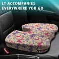 thumbnail image 4 of Premium Butterfly Pattern Memory Foam Seat Cushion Ergonomic Chair Pad for Office Chair, Car, Airplane & Bleachers Sciatica, Tailbone Hip & Back Pain Relief - Chair Cushion for Long Office Workers., 4 of 5