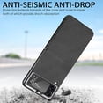 thumbnail image 7 of Galaxy Z Flip 3 5G Case,  Carbon Fiber Designed Shockproof Full-Body Protective Cover Phone Case for Galaxy Z Flip 3 5G 2021, Anti-Scratch Protector, Supports Wireless Charging, Black, 7 of 7