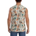 thumbnail image 4 of Balery Squirrels and Trees Camisetas sin mangas para hombre, absorbe la humedad y protege contra el mal olor.-XX-Large, 4 of 7