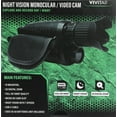 thumbnail image 5 of Vivitar Night Vision Monocular 1080P Camera, 5x Zoom for Nighttime Pictures and Video, Black, 5 of 12
