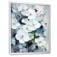 thumbnail image 2 of Designart "Adorned White Violets" Violets Floater Framed Canvas Art Print, 2 of 5