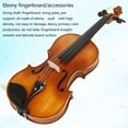 thumbnail image 4 of Viola with Carry Case and Bow Set Stringed Instrument for Student Beginners, Natural Color 16 Inch Viola Set, 4 of 9