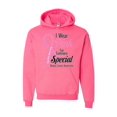 thumbnail image 1 of Unisex I Wear Pink for Someone Special Hoodie Sweatshirt, 1 of 5