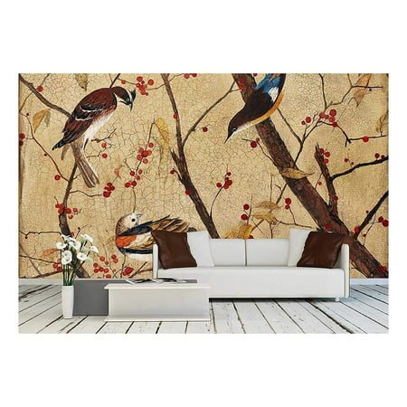wall26 - Acrylic, Wood, Lacquer. Artist - Tanya Kazantseva, Belarus, Minsk. ?Reation Date - 2011 - Removable Wall Mural | Self-adhesive Large Wallpaper - 100x144 (Best Adhesive For Acrylic To Wood)