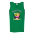 thumbnail image 2 of Wild Bobby, Colorful Softball Girl, Sports, Men Graphic Tank Top, Kelly, Small, 2 of 5