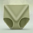 thumbnail image 2 of Panties For Women High Waist Seamless Full Coverage Briefs Absorbent Underwear Polyester Spandex 1 Pc Green Size M-2Xl Women's Panties, 2 of 9