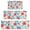 Pioneer Flower Floral-1, variant on Pioneer Flower Floral Print Pattern Kitchen Rugs Sets Of 3,Kitchen Runner Rugs Non Skid Washable,Decorative Kitchen Floor Mats for Kitchen,Sink,Laundry,17"x30"+ 17"x47" + 17"x59"