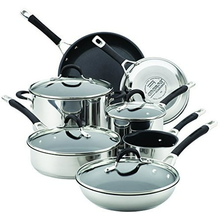 Circulon Momentum Stainless Steel Nonstick 11-Piece Cookware Set