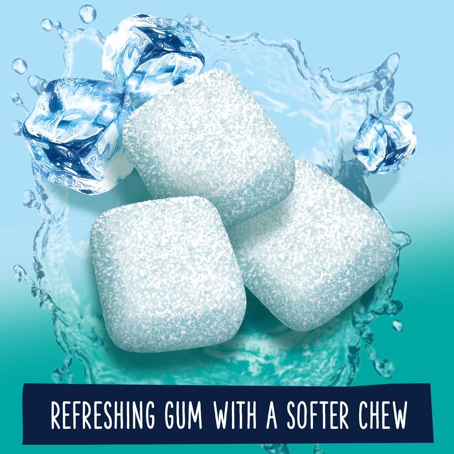 Extra Refreshers Polar Ice Sugar Free Chewing Gum Bulk- 120 Pieces Bag