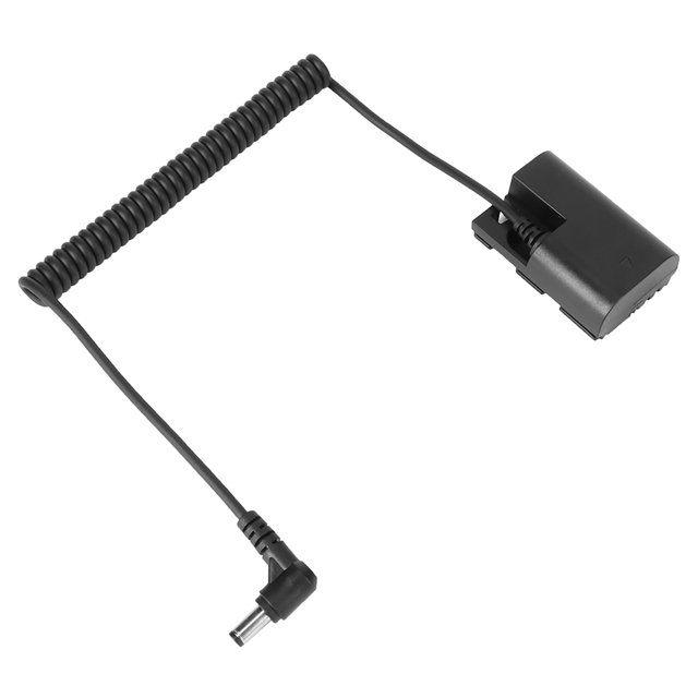 Batería ficticia de decodificador completo de CC a LPE6N compatible con cámaras SLR 7D, 7D2, 90D, 80D, 70D y 5DSR