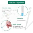 thumbnail image 3 of Dropper Pipettes- Plastic Transfer Pipette for Lab Science, Essential Oil, DIY Art, Medicine - Excellent Suction Without Leakage-100, 3 of 7