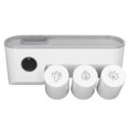 thumbnail image 4 of Esterilizador de cepillos de dientes UV y secador de vasos, de 100 a 220 V, enchufe estadounidense, montaje en pared, color blanco, desinfecta, seca y almacena cepillos sin esfuerzo, 4 of 8