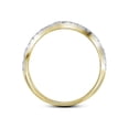 thumbnail image 3 of Diamond Princess 14kt Yellow Gold Round Diamond Bridal Wedding Ring Band Set 1-1/4 Cttw, 3 of 3