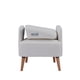 thumbnail image 2 of Sillón Terni L133 Mundo In MUEBLES blanco elegante con Asiento y Respaldo Acolchados, 2 of 7
