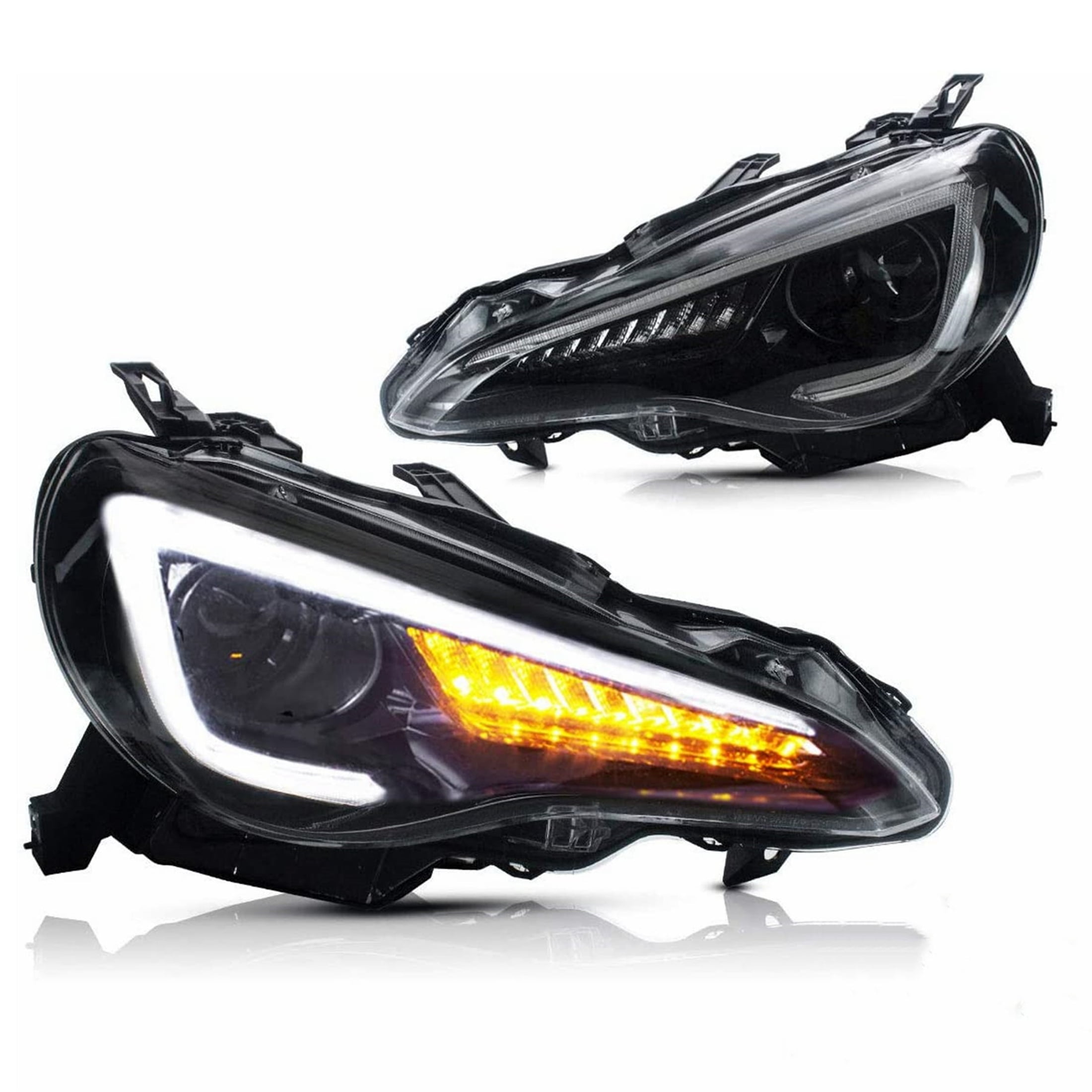 LED Headlight For Toyota 86 Scion FR-S Subaru BRZ With Sequential Indicator  