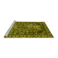 thumbnail image 2 of Ahgly Company Machine Washable Indoor Rectangle Oriental Yellow Industrial Area Rugs, 8' x 10', 2 of 4