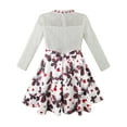 thumbnail image 3 of Girls Dress Lace Pearl Plum Blossom Elegant Princess Dress 7, 3 of 7