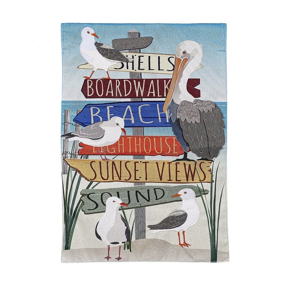 Driftwood Signs Garden Linen Flag