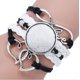 thumbnail image 1 of Pulsera tejida con transferencia de calor, pulsera en blanco, hecha a mano, material de base para bricolaje, joyería, 1 of 1