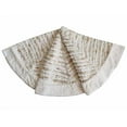 thumbnail image 3 of Fennco Styles Holiday Brushed Foil Print Faux Fur Christmas Tree Skirt, 3 of 12