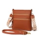 thumbnail image 5 of Bolso Bandolera Cuero Genuino Con Múltiples Bolsillos Cruzado para Mujer (marrón), 5 of 8