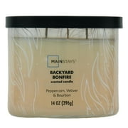 Mainstays 3-Wick Ombre Wrap Backyard Bonfire Candle, 14-Ounce