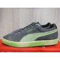 thumbnail image 2 of Deadstock PU & MA Suede Lo Washed Brts Black-Fluo Green 354654-02 Sneaker Men Us10, 2 of 6