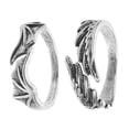 thumbnail image 1 of OUNONA 2Ud Anillo Ajustable De De Ángulo En Cobre Plateado Para Y Uso En Pareja, 1 of 8