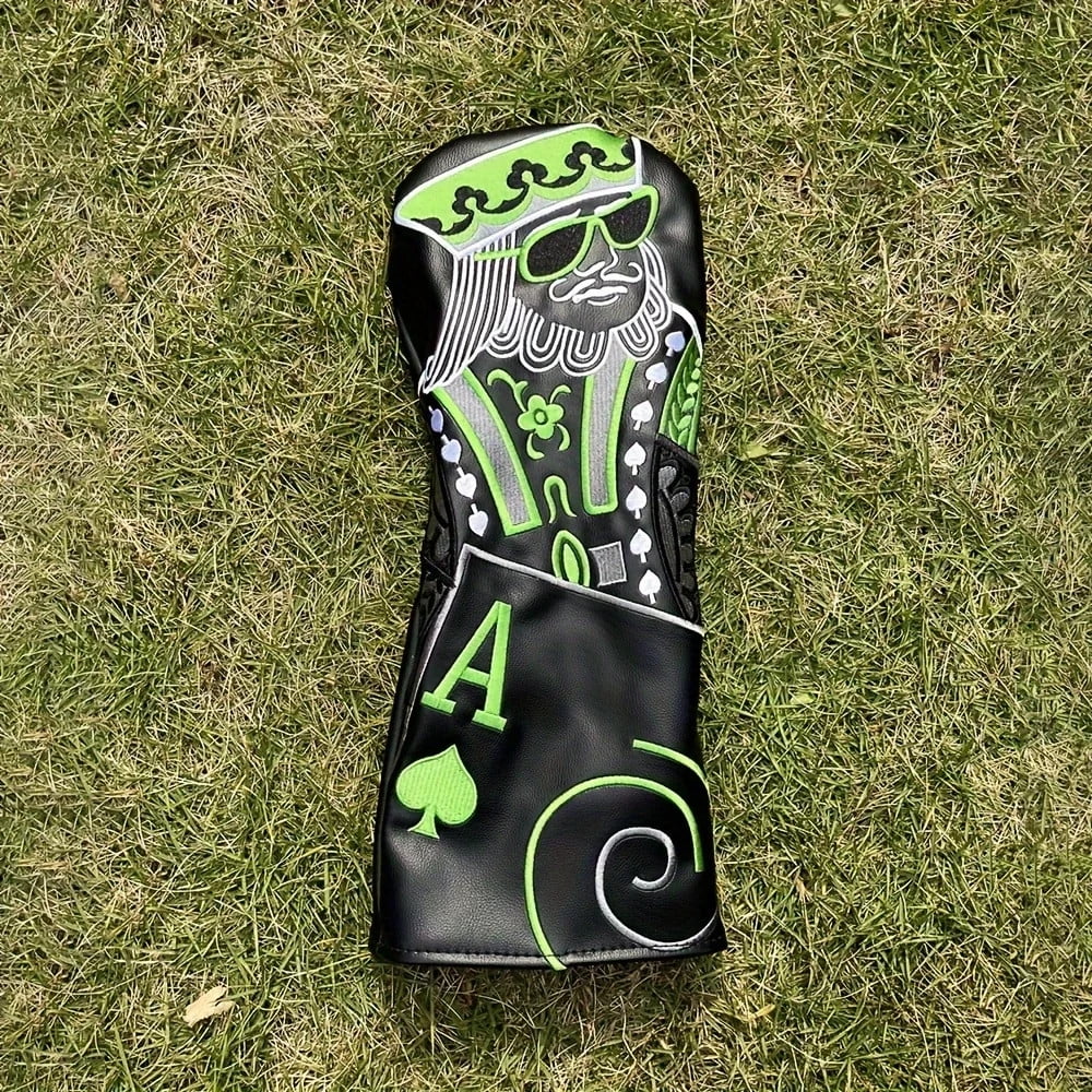 AMEYXGS Archery Golf Club #1/3/5 Wood Headcovers Driver Fairway Wood Cover PU Putter Head Covers