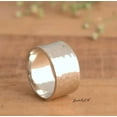 thumbnail image 2 of LD DESIGNS 925 Sterling Silver Wide Band Thumb Ring for Women – Handmade Indian Jewelry, Stylish Statement Ring, Silver Gift for Her, Christmas Jewelry, 2 of 8