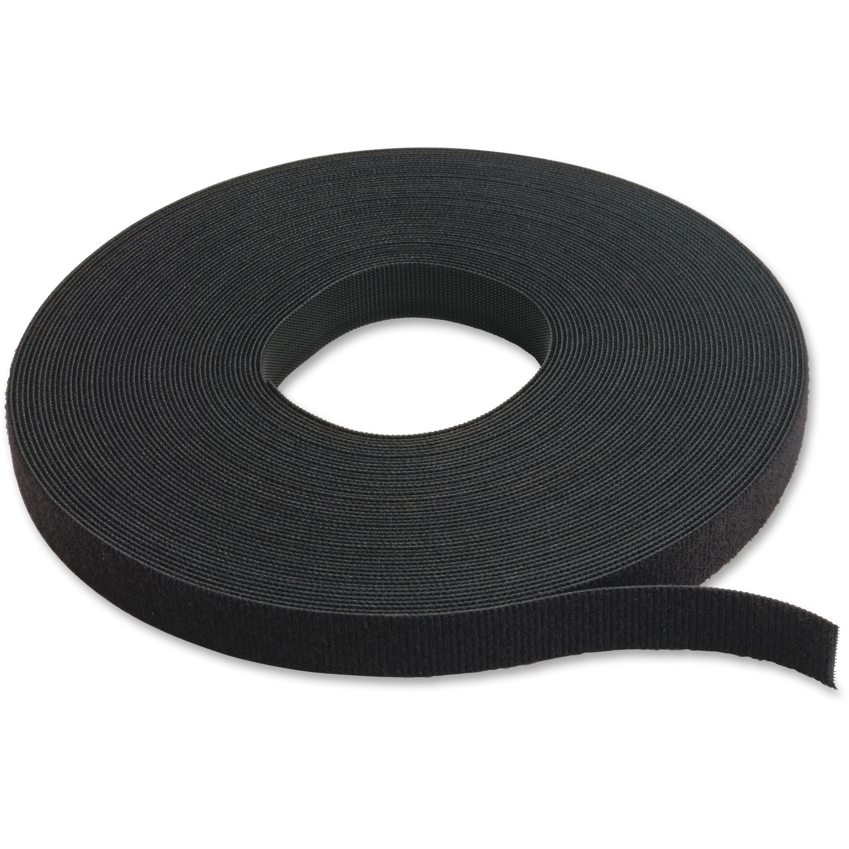 L x 3//4 in W Black Velcro One-Wrap Strap 12 ft