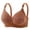 Brown, variant on Babcutegg Womens Bra Wireless Lightweight Adjustable Straps Padded Womens Underwear Black Size XL