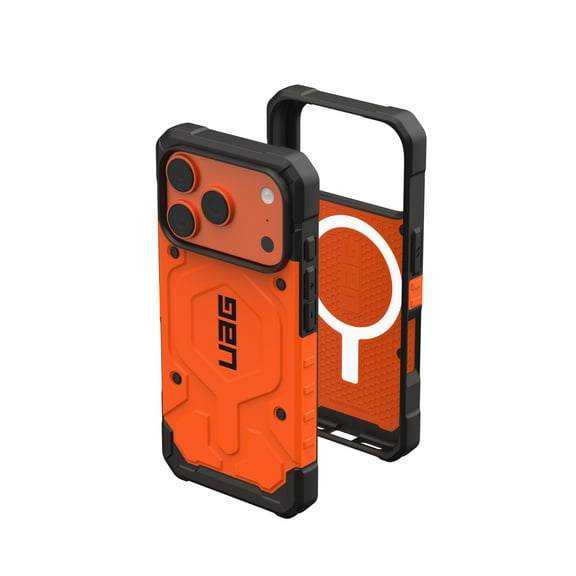 UAG iPhone 17 Pro Case Pathfinder - Compatible with MagSafe Military Grade Protective Cover, Orange