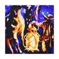 thumbnail image 2 of "Hitching Post in Bloom" - Canvas, 2 of 25