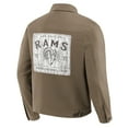thumbnail image 3 of Men's NFL x Darius Rucker Collection by Fanatics Tan Los Angeles Rams Trucker Full-Button Jacket, 3 of 6