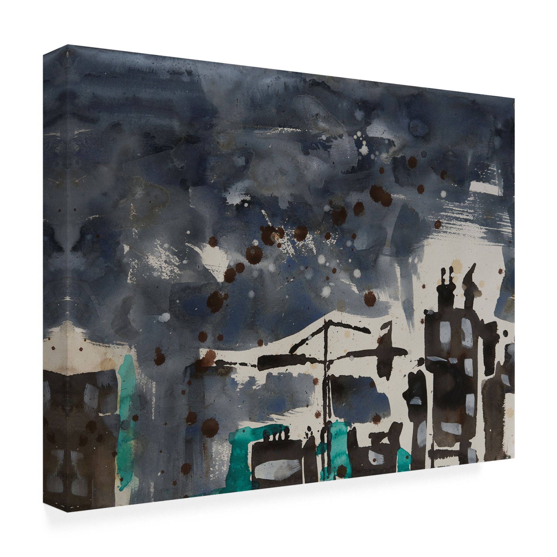Canvas Wall Art - Erin McGee Ferrell 'Bahrain IV' Wall Art for Living Room, Bedroom, or Office Décor by Trademark Fine Art - 19 x 14 Inches