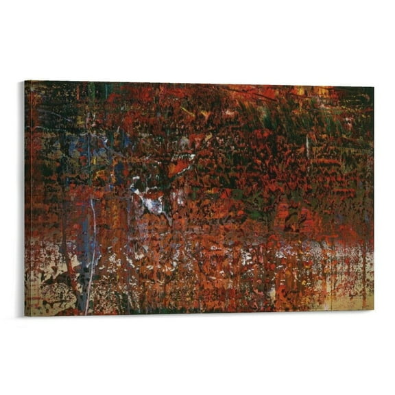 Mark Rothko Print Canvas Wall Art Poster Wall Art Poster Scroll Canvas Painting Picture Living Room Decor Home 12x18inch(30x45cm)