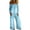 Light Blue, variant on Jumpsuit For Women Long Sleeve Button Front Utility Pockets Casual Denim Look Home Lounge Style City Walk Ready Vacation Packing Pick Road Trip Casual All Day Comfort