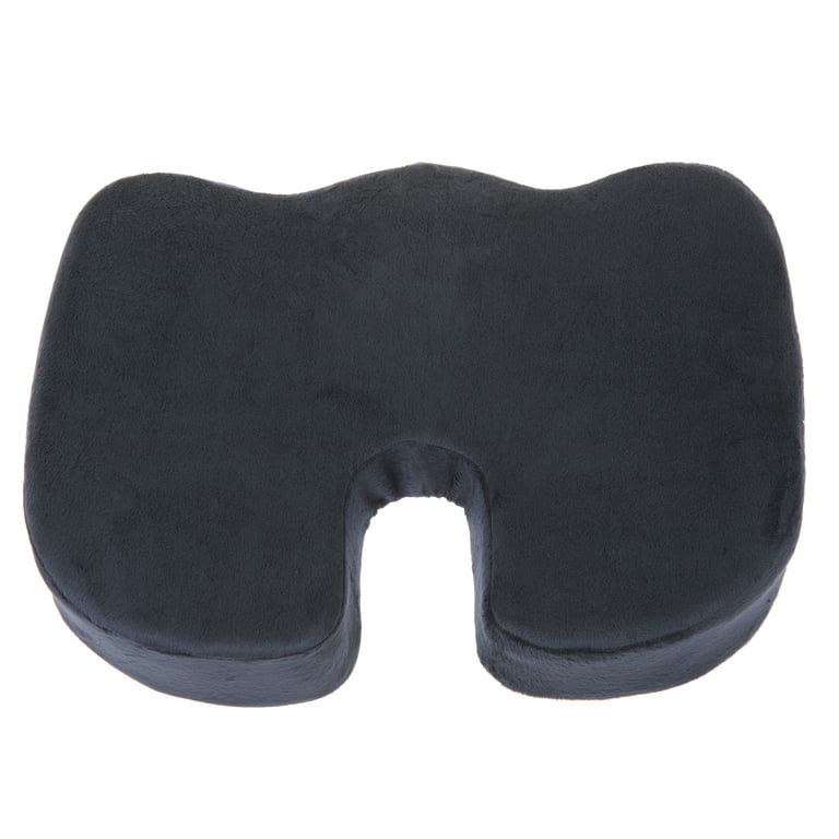 HealthMate Black Polyester Seat Cushion for Car - Provides Coccyx Tailbone  Relief, Portable with Carrying Handle, Soft and Supportive Honeycomb Design  in the Interior Car Accessories department at