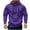 Purple, variant on Lorytime Men's Hoodies Oversized Solid Sweatshirt Buttom Long Sleeve Drawstring Pullover with Pocket Tops Green XL
