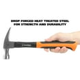thumbnail image 6 of GreatNeck Straight Claw Steel Hammer with Fiberglass Handle, 16 oz, 6 of 10