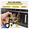 thumbnail image 2 of E Track Tie Down Kit 30PCS - 5FT Rails, O Rings, Tie Offs & End Caps - Cargo Securing System for Trucks, Vans, Motorcycles & Bikes, 2 of 5