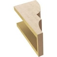 thumbnail image 6 of 6"W x 6"D x 12"H Wide Ridgewood Rough Cedar Woodgrain TimberThane Corbel, Primed Tan, 6 of 6