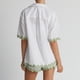 thumbnail image 5 of Blusa suelta para mujer y encaje de onda corta con cordón elegante ropa de playa de verano FLhrweasw Nuevo, 5 of 7