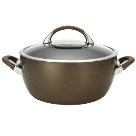 

Symmetry Hard-Anodized Nonstick 5.5-Quart Casserole with Lid Chocolate