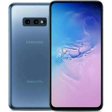 Pre-Owned SAMSUNG Galaxy S10e G970U 128GB Prism Blue (Fully Unlocked) 5.8" Smartphone (Refurbished: Fair)