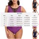 thumbnail image 3 of Traje de baño de una pieza para mujer, conjuntos de bikini para mujer, traje de baño deportivo de verano ajustado de color liso para mujer, traje de baño de poliéster para mujer, 3 of 8