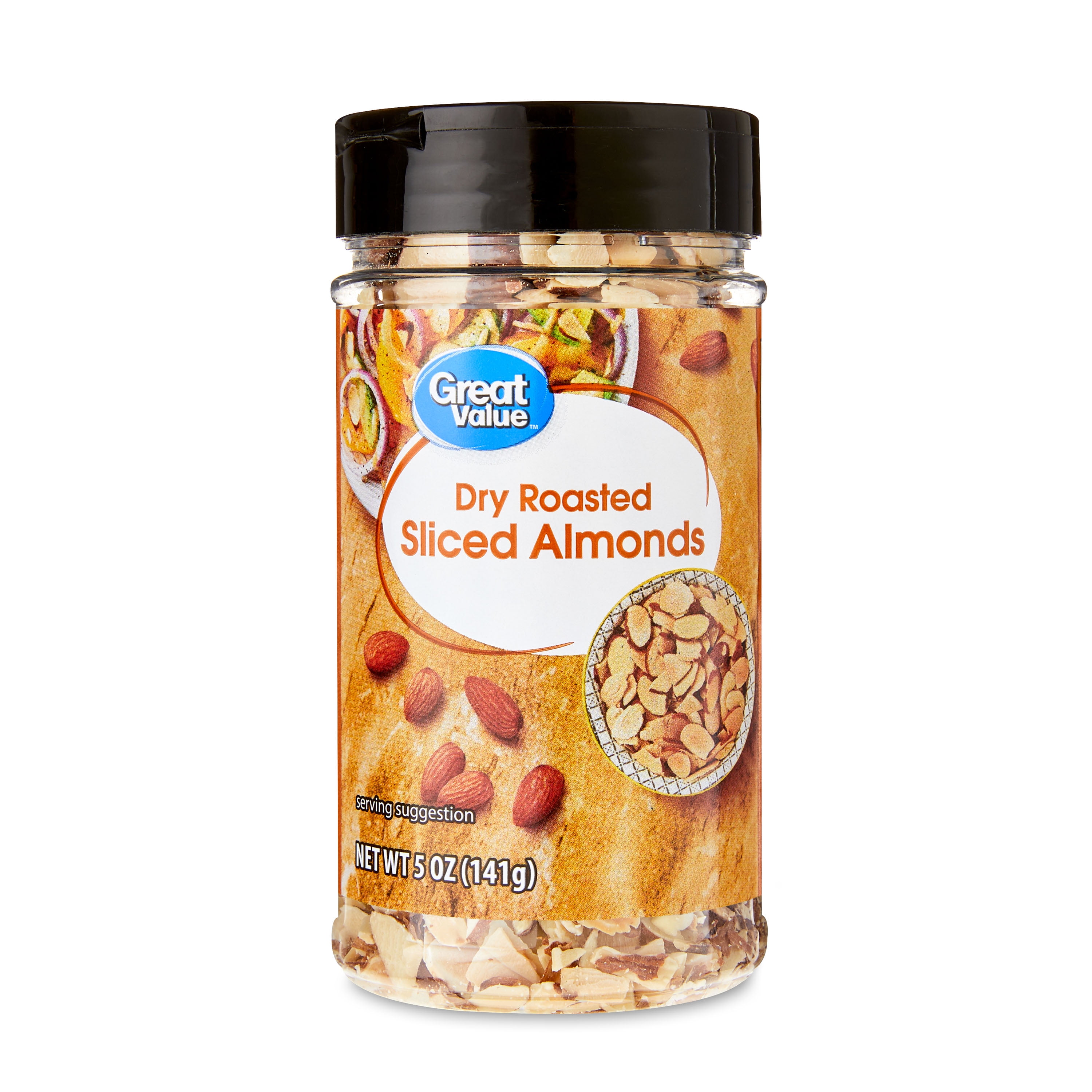 Great Value Sliced Dry Roasted Almonds, 5 oz